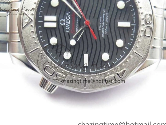 1227 Snug Seamaster Diver 300M Nekton VSF 1:1 Best Edition Black Dial on SS Bracelet A 7888